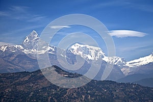 Dhaulagiri-Annapurna-Manaslu Himalayan Mountains