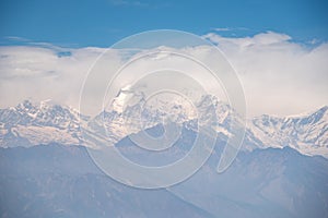 Dhaulagiri mountain landscape in Nepal