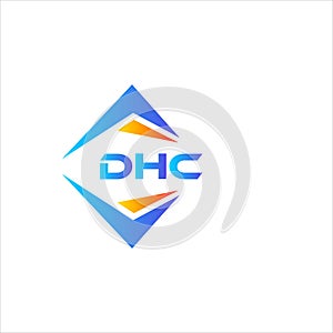 DHC abstract technology logo design on white background. DHC creative initials letter logo concept