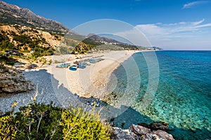 Dhermi Beach - Dhermi, Himarï¿½, Vlore, Albania