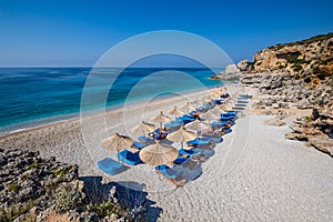 Dhermi Beach - Dhermi, HimarÃ¯Â¿Â½, Vlore, Albania photo