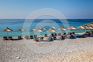 Dhermi Beach - Dhermi, HimarÃ¯Â¿Â½, Vlore, Albania photo