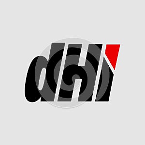 DHI brand name vector monogram