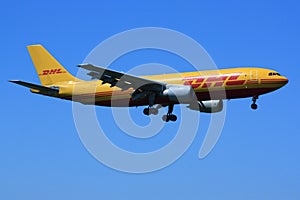 DHL aircraft landing