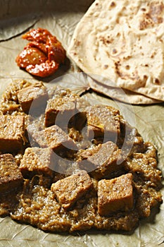 Dhokar Dalna a recipe made of bengal gram