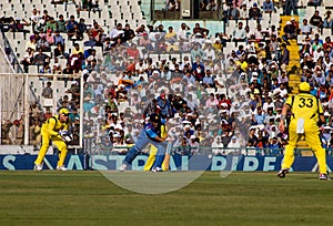 Dhoni batting