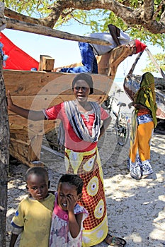 At the Dhow-building yard, Nungwi, Zanzibar, Tanzania