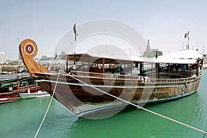 Dhow in harbour