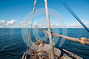 Dhow in Ocean