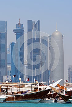 Dhows, Doha, Qatar