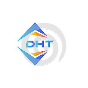 DHT abstract technology logo design on white background. DHT creative initials letter logo concept photo