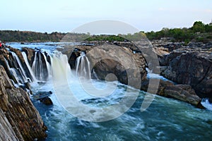 Dhuandhar falls located on Narmada river, Bedaghat, Madhya Pradesh, India