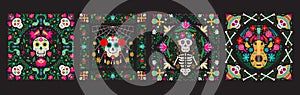 Dia de Los Muertos, Day of the Dead or Mexico Halloween