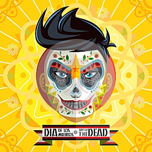 Dia De Los Muertos Day Of The Dead Skull Face Painting photo