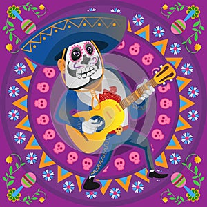 Dia De Los Muertos Day Of Dead Traditional Mexican Halloween