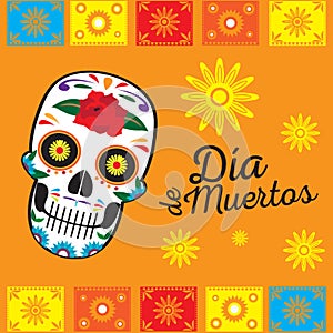 Dia de los muertos poster photo