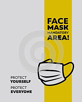 Face Mask Icon Design