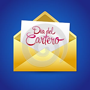 Dia del Cartero - Mailman day spanish text