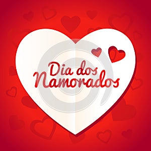 Dia dos namorados Valentines day in Portuguese photo