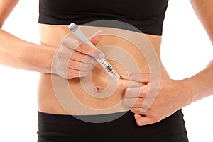 Diabetes diabetic insulin injection vaccination photo