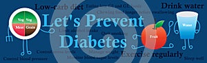 Diabetes prevent list banner