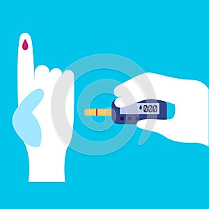 Diabetes Vector illustration