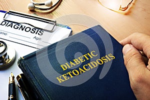 Diabetic ketoacidosis concept. photo