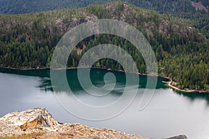 Diablo Lake at North Cascades National Park in Washington State during spring