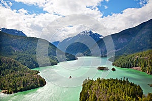 Diablo Lake North Cascades Natl Park Washington photo