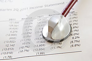 Diagnose a companys income statement photo