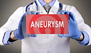 Diagnosis aneurysm photo