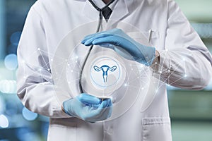 Diagnosis of protection against diseases of the uterus