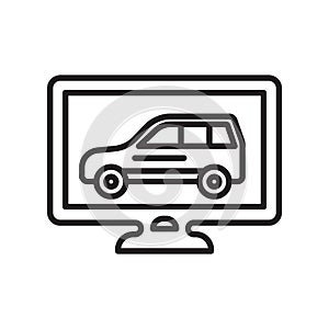 Diagnostic icon vector sign and symbol isolated on white background, Diagnostic logo concept