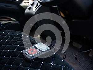 Diagnostic scanner by obd2 protocol.