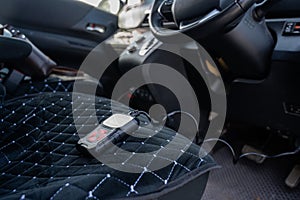 Diagnostic scanner by obd2 protocol.