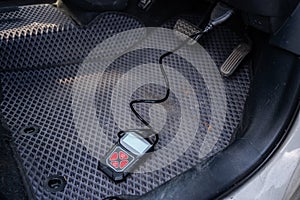 Diagnostic scanner by obd2 protocol.