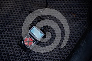 Diagnostic scanner by obd2 protocol.
