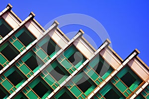 Diagonal architectural structure