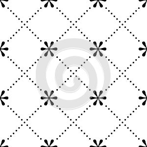 Diagonal background with points and rounded asterisks