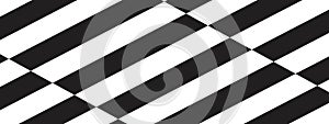 Diagonal black and white lines background. Tilted parallel stripes pattern. Oblique stripy texture. Simple geometric