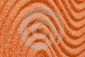 Diagonal composition of sand waves, bright orange tone image