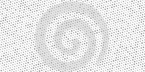 Diagonal dotted pattern. Abstract grey halftone vector background. Optic illusion graphic effect. Grunge style