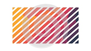 Diagonal Gradient Stripes Abstract Background, vector design Generative AI