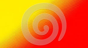 Diagonal Gradient Halftone Pattern Background in Yellow and Red abstract