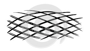 Diagonal Grid Line Pattern Abstract Mesh Texture, vector design Generative AI