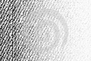 Diagonal Halftone Texture with Dense to Sparse Dot Gradient