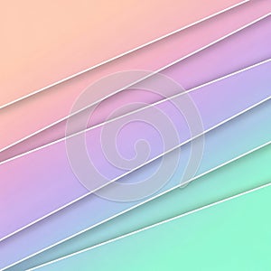 Diagonal layers with a gradient of