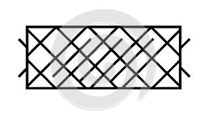 Diagonal Line Grid Pattern, Modern Abstract Texture, vector design Generative AI