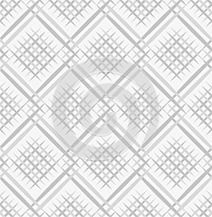 Diagonal lines gride seamless texture, vector fabric pattern background