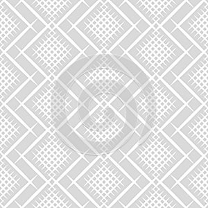 Diagonal lines gride seamless texture, vector fabric pattern background